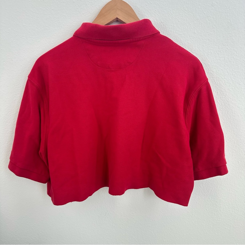 Chaps Ralph Lauren Cropped Polo - Picture 5 of 5